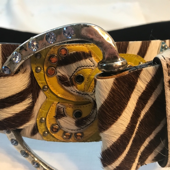 Vintage Kippys Belt Size 34, Amazing Colors, Glam